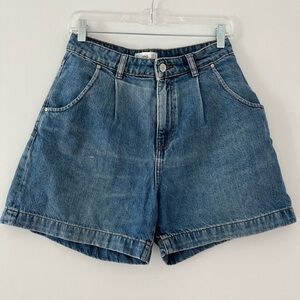 Classic Blue Denim Women's Shorts